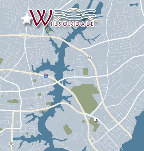 Wilsondale Apartments in Hampton Map